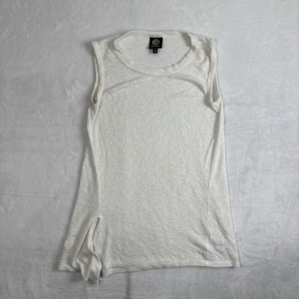 Bobeau Tunic‎ Sleeveless Hankerchief Women's Sheer Top Tank Size XS